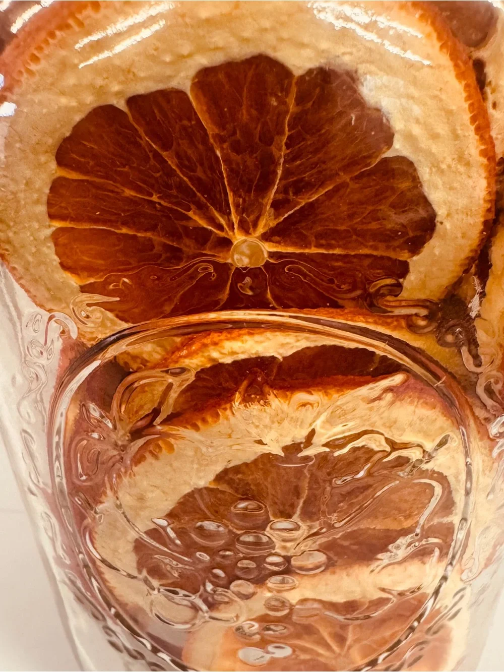 Ball Mason Jar with Dried Orange Slices